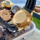 High Quality Copy Rolex Daytona Rainbow Bezel Rubber Strap Watch 40mm (3)_th.jpg